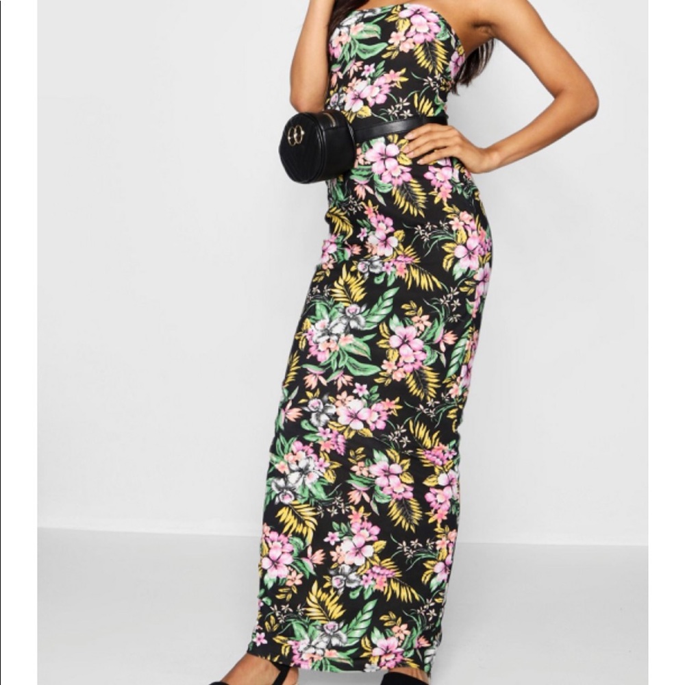 Sleeveless Floral Dress